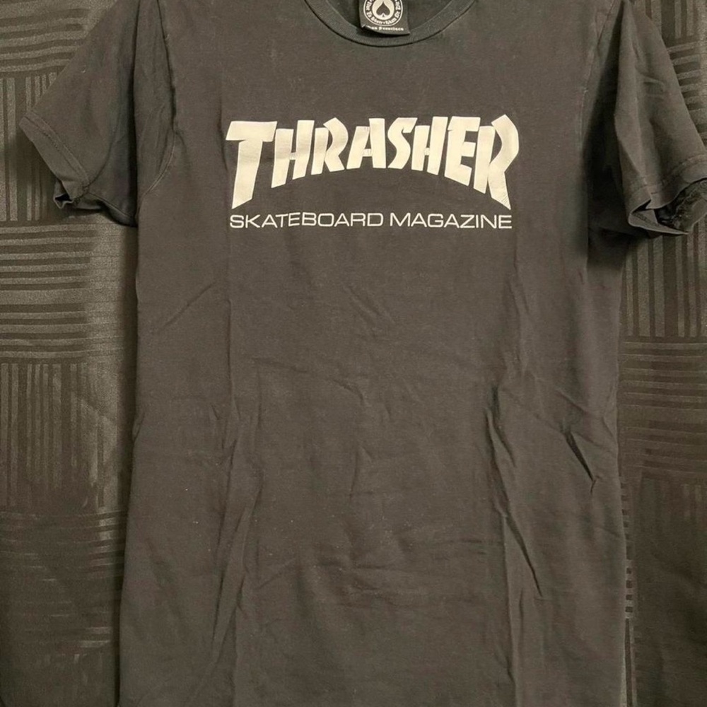 Thrasher Logo Black Tee